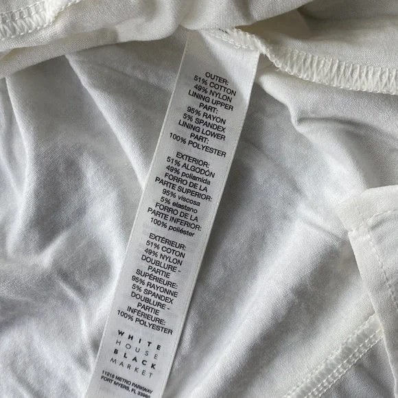 WHBM Lace Overlay Tee - Picture 6 of 6